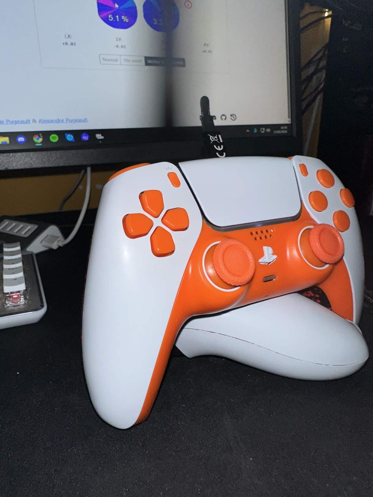 PS5 DualSense Custom Orange